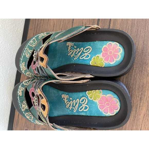 Elite by Corkys Leather Ginger Clogs Shoes Women’s US Size 6 Eu Size 36 - Picture 3 of 6